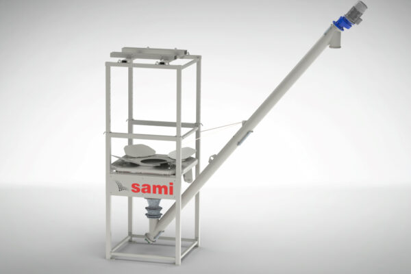 3D Bag emptying device for big bags