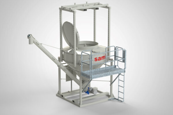 3D Bag-breaker silo for emptying bags and big bags