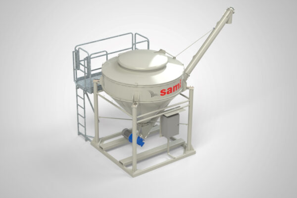 3D Bag-breaker silo for emptying bags and big bags