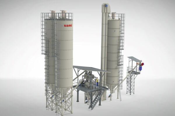 Centrale de dosage et de mélange de poudres 3D pour la production de prémélanges