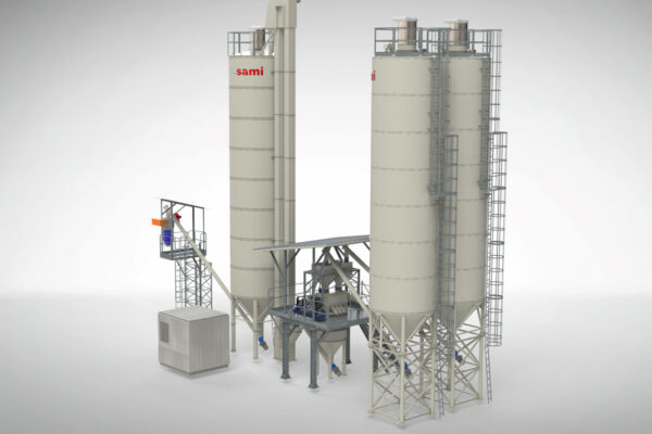 Centrale de dosage et de mélange de poudres 3D pour la production de prémélanges