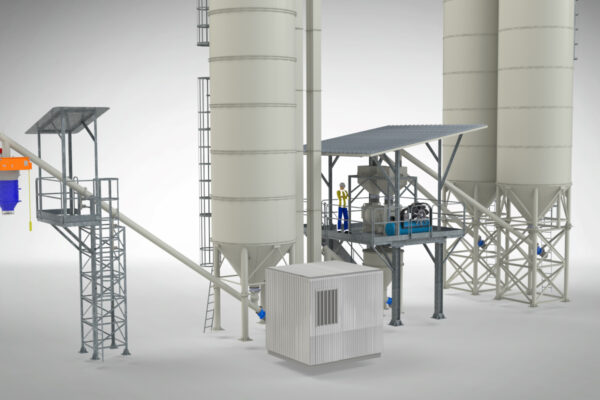 Centrale de dosage et de mélange de poudres 3D pour la production de prémélanges