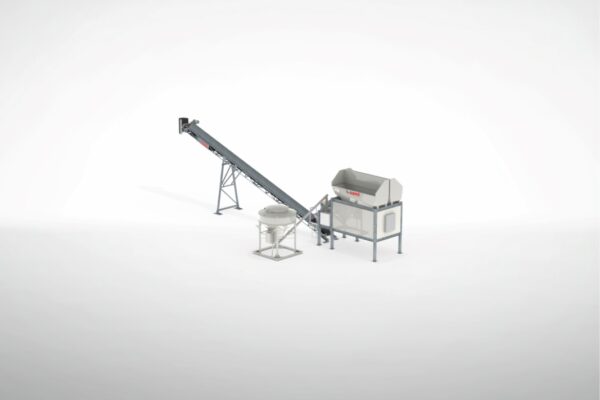 Mini centrale mobile à béton 3D