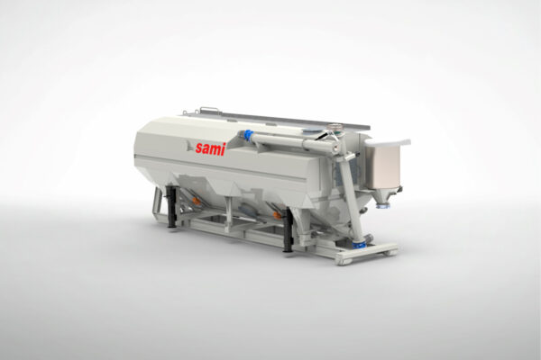 Silo mobile horizontal amovible 3D pour crochet hydraulique (ampliroll)