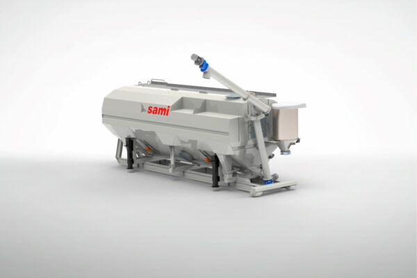 Silo mobile horizontal amovible 3D pour crochet hydraulique (ampliroll)