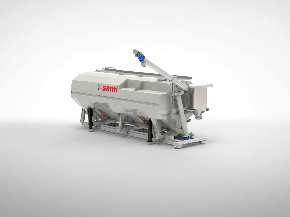 Silo mobile horizontal amovible 3D pour crochet hydraulique (ampliroll) Silo mobile horizontal amovible 3D pour crochet hydraulique (ampliroll)