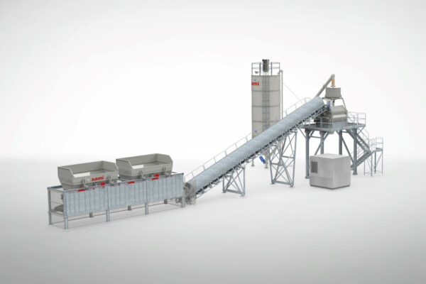 3D Soil and sludge treatment plant ECOMIX
