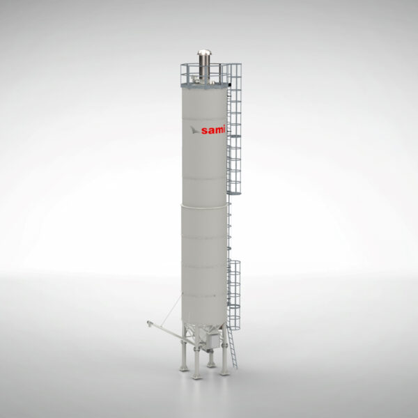 3D Vertical Telescopic Silo