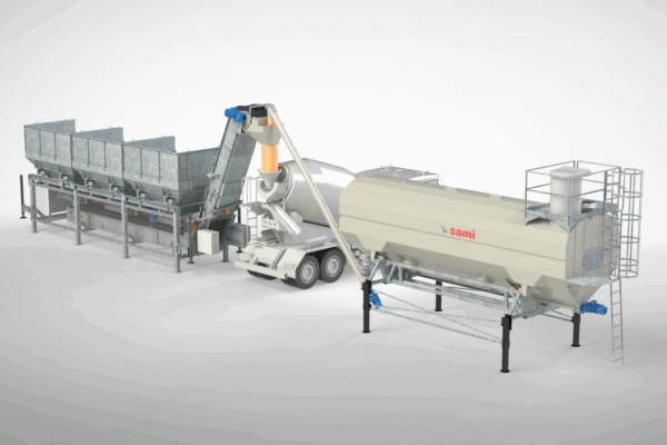 Noleggio impianto di betonaggio mobile