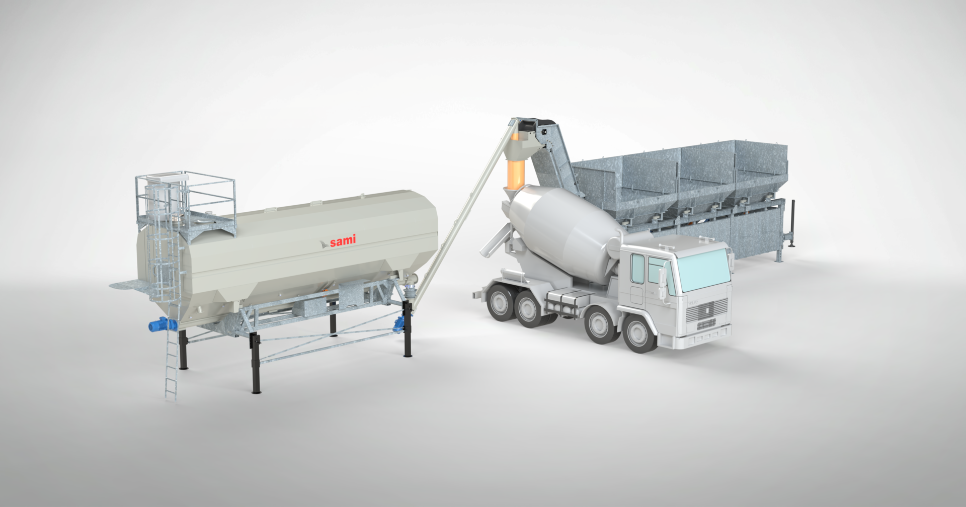 noleggio impianto mobile di betonaggio