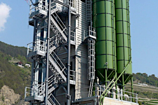 Silo vertical monolithique